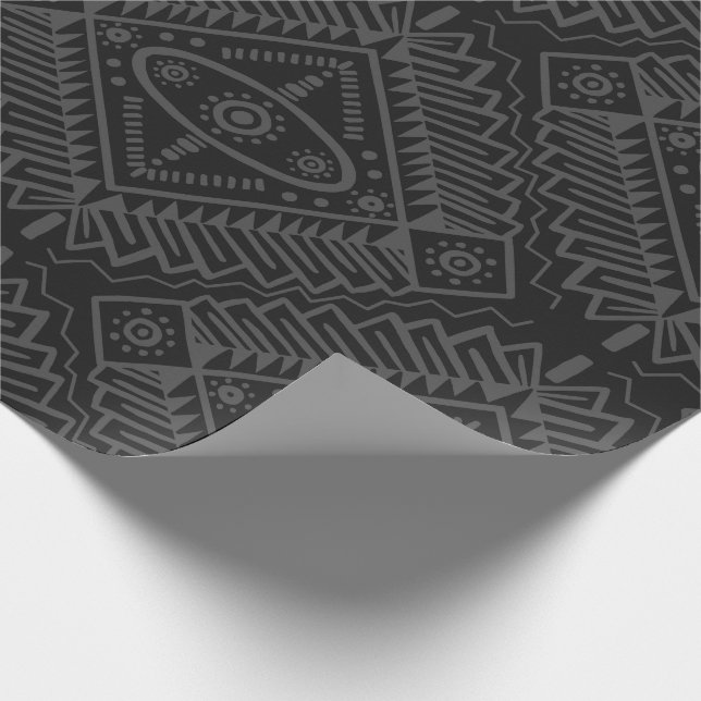 Cadeau Papier moderne Tribal African Wrapper (Coin)