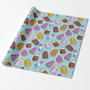 Cadeau Papier Motif d'été