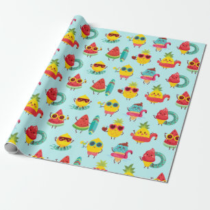 Cadeau Papier Motif d'été