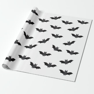 Cadeau Papier Motif Halloween Bats
