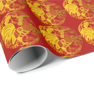 Cadeau Papier papier personnalisé Zodiac 2017 Rooster Yea