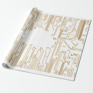Cadeau Papier peint arrière - plan de carte de circuit