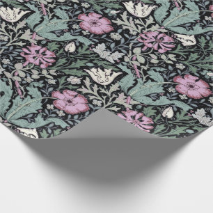 Cadeau Papier peint victorien botanique de pavot William
