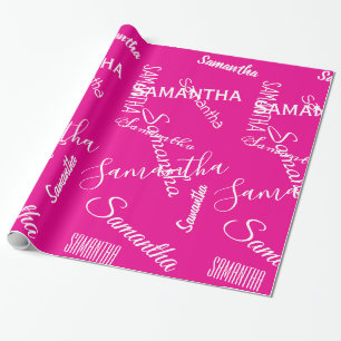 Cadeau Papier personnalisé avec nom