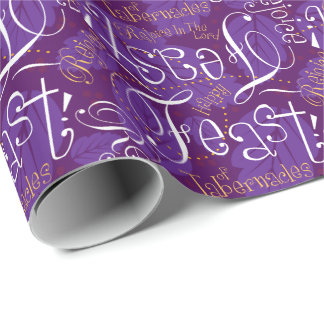 Cadeau Papier pourpre de festin de Scatterletter