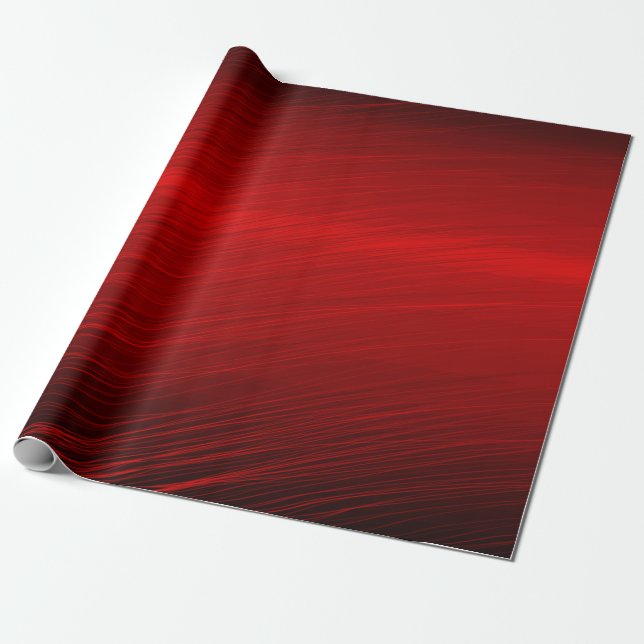 Cadeau Papier rouge rubis brillant (Déroulé)