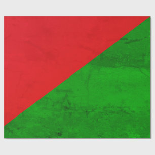 Cadeau Papier vert rouge