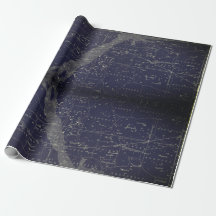 Papier vintage à enveloppement astronomique