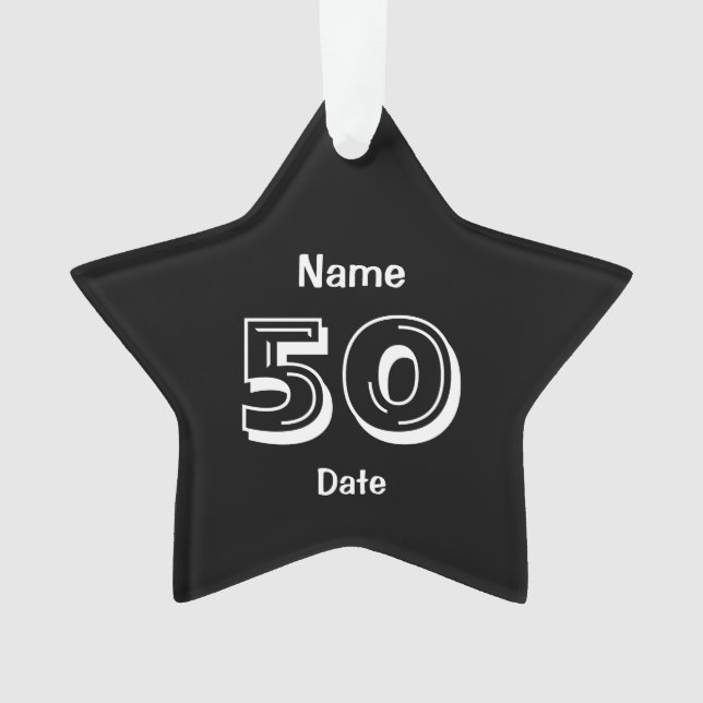 Cadeau personnalisé 50e anniversaire Gag Cadeau no (devant)
