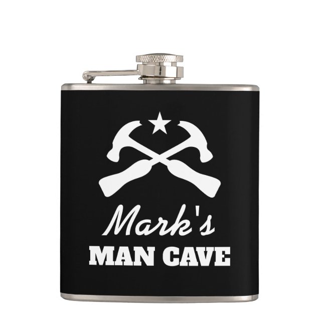 Cadeau personnalisé cave homme flacon de la hanche (Devant)