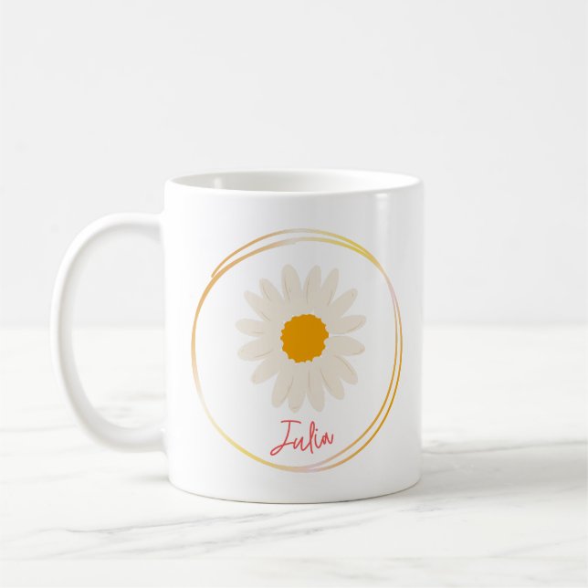 Cadeau personnalisé Daisy Mug (Gauche)