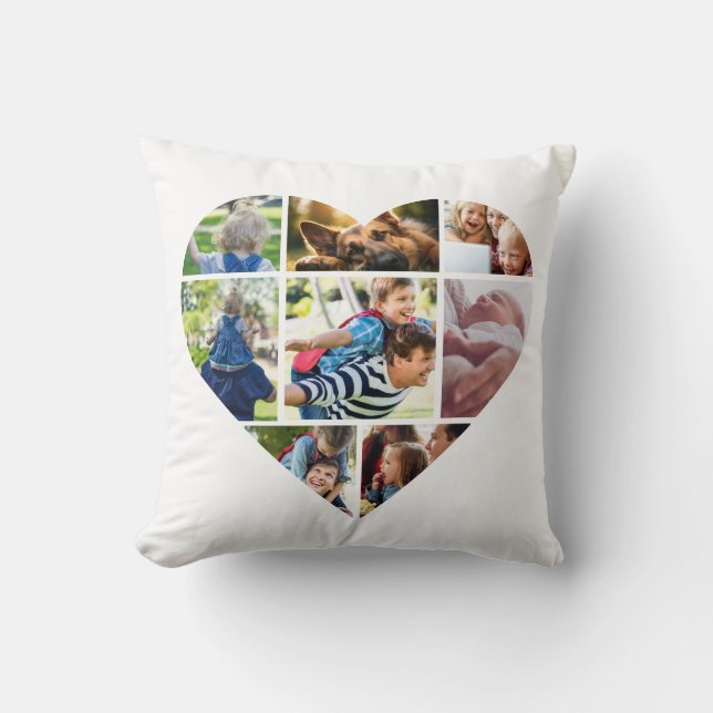 Cadeau personnalisé de coussin photo (Recto)