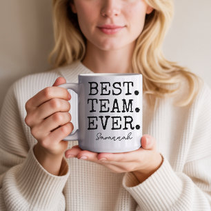 Cadeau personnalisé de la meilleure équipe Mug pou