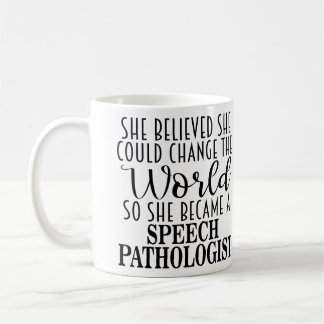 Cadeau personnalisé de mug pour orthophoniste