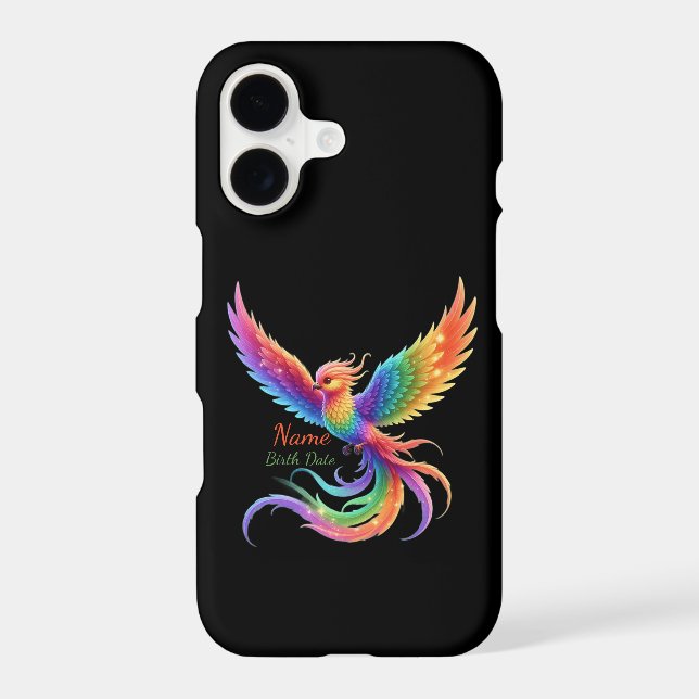 Cadeau personnalisé de naissance au nom de Phénix  (Verso)