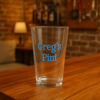 Cadeau personnalisé en verre de bière pour lui ou 