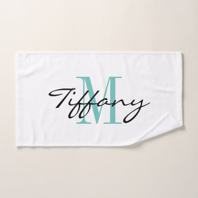 Cadeau personnalisé monogramme pour les femmes (Serviette à main)