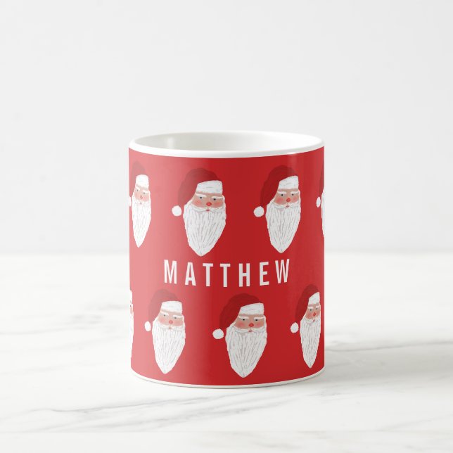 Cadeau personnalisé Père Noël Christmas Mug - Roug (Centre)