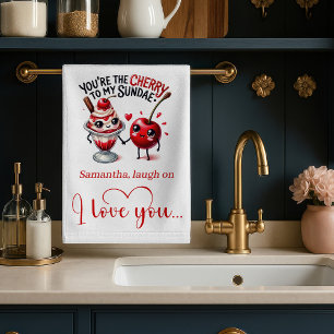 Cadeau Personnalisé pour Femme Serviette de Cuisin