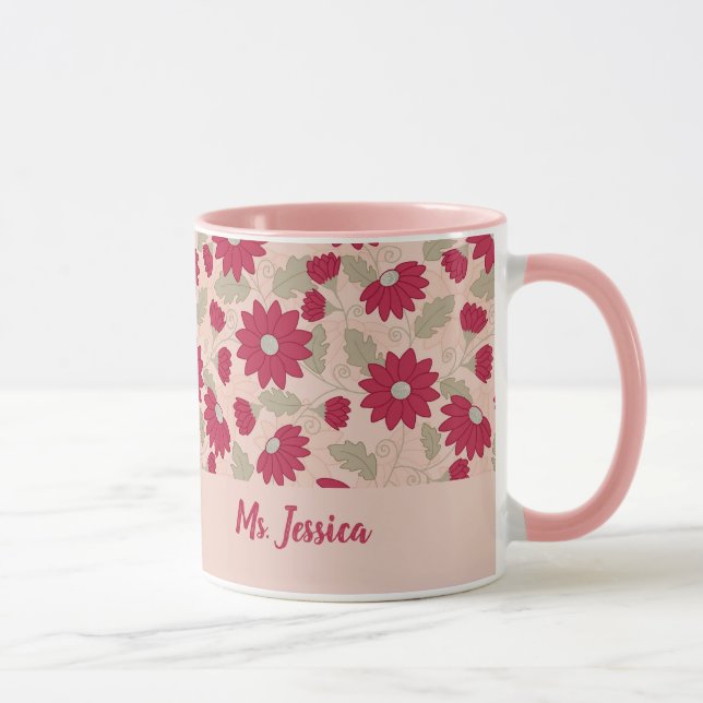 Cadeau personnalisé pour l'enseignant, mug marguer (Droite)