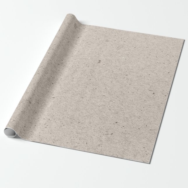 Cadeau Petit pain gris de papier d'emballage de métier (Déroulé)