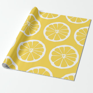 Cadeau Petit pain jaune de papier d'emballage de tranche