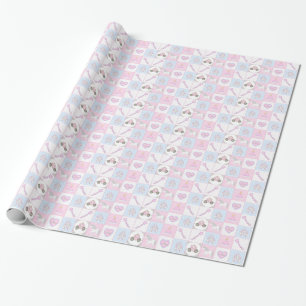 Cadeau Petite princesse papier d'emballage