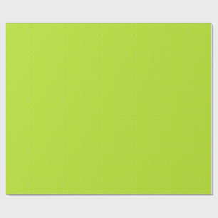 Cadeau Petits pois blancs sur du papier d'emballage vert