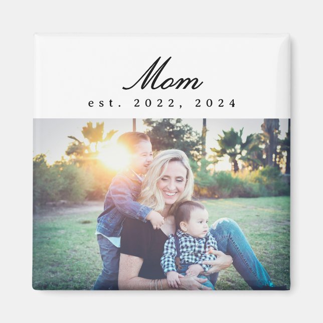 Cadeau photo de maman Magnet (Devant)