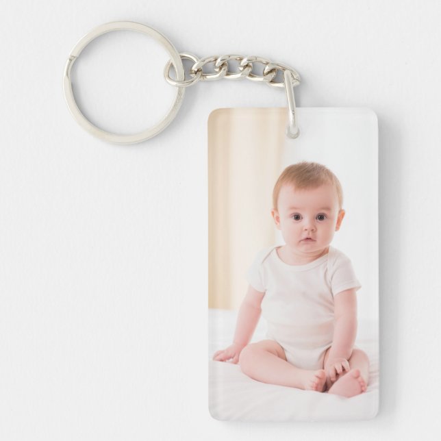 Cadeau Photo Porte - clé Personnalisé Pour Papa (Devant)