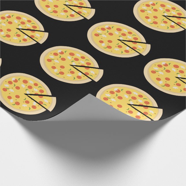 CADEAU PIZZA FUNNY WRAPPER PAPIER (Coin)