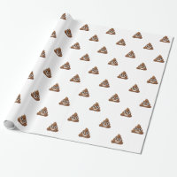 Poopy peu de papier d'emballage de Poo Emoji de