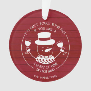 Cadeau pour amateurs de vin drôle Noël 2020 Covid