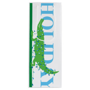Cadeau Pour Bouteille Sac à vin de vacances Alligator