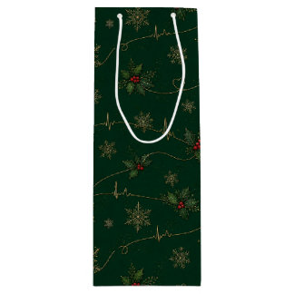 Cadeau Pour Bouteille Sac cardiologie EKG ECG électrocardiogramme de Noë