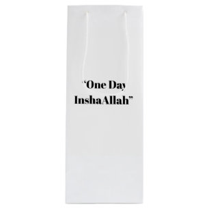 Cadeau Pour Bouteille Un jour InshaAllah - Sac fourre-tout islamique min