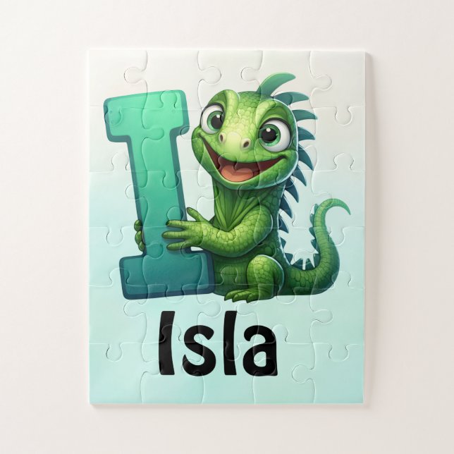 Cadeau pour enfant avec nom personnalisé puzzle (Vertical)