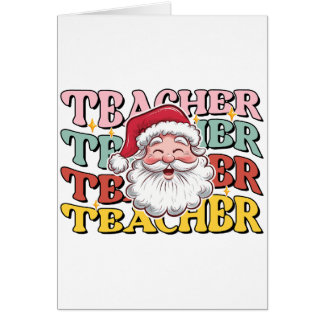 Cadeau pour Enseignant | Père Noël Enseignant