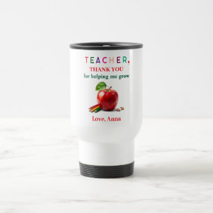 Cadeau pour enseignant - Tasse de voyage avec mess