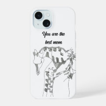 cadeau pour maman coques iphone 15 art Abstrait
