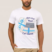 Cadeau pour Meilleur Chat Daddy T-Shirt à manches 