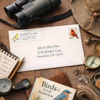 Cadeau pour observateur d'oiseaux chanteur Parulin