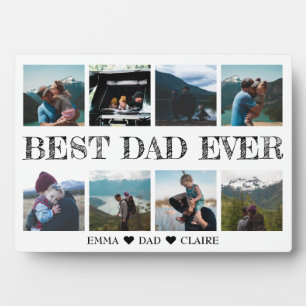 Cadeau Pour Papa Photo Collage Plaque Avec Eau