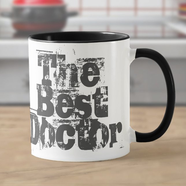 Cadeau pour un docteur - Mug de café à deux tons (Créateur téléchargé)