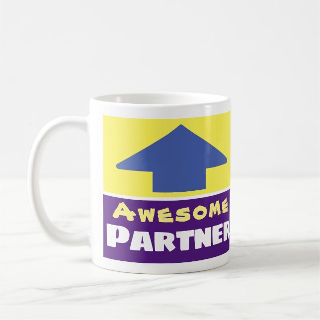 Cadeau pour un partenaire de café Mug (Gauche)