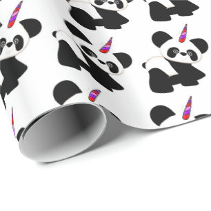 Cadeau Qui a le papier d'emballage de Pandacorn ?