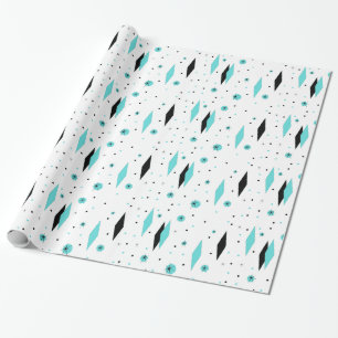 Cadeau Rétros diamants et papier d'emballage de