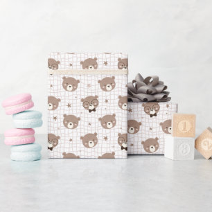 Cadeau Rouleau de papier d'emballage à motif d'ours de de