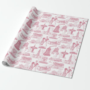 Cadeau Rouleau de papier d'emballage Tulsa Toile