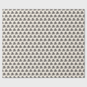Cadeau Rouleau de papier d'enveloppement moderne À feuill